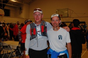 Chris Gerber with me before the start