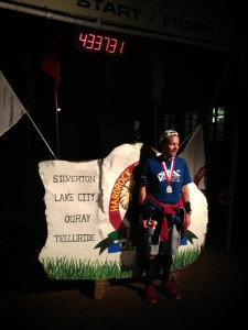 Me at the HR100 Finish.
