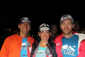 Marc, KT and I at the start.